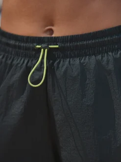 Zwart - 2-in-1 sportshort met hoge taille van Dry Tech