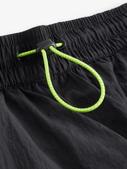 Zwart - 2-in-1 sportshort met hoge taille van Dry Tech