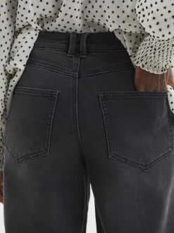 Zwart - JD Williams Authentic Barrel Leg Jeans