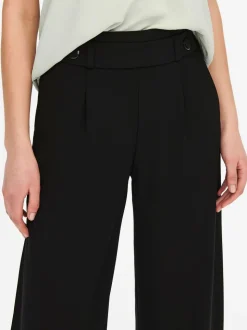Zwart - JDY - Broek met wijde pijpen