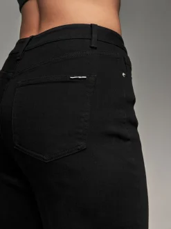 Zwart - Jeans met wijde pijpen
