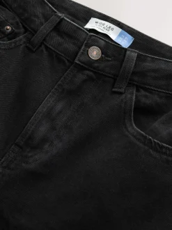 Zwart - Jeans met wijde pijpen