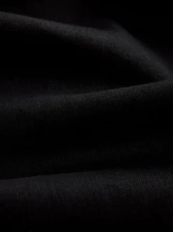 Zwart - Jeans met wijde pijpen