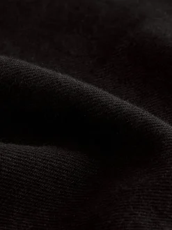 Zwart - Jeans met wijde pijpen en opgestikte zakken