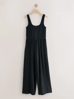 Zwart - Jersey jumpsuit