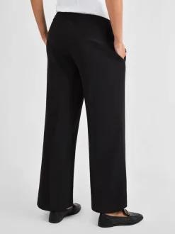 Zwart - JoJo Maman Bébé - Zwangerschapsbroek met wijde pijpen