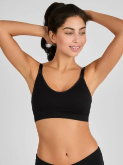 Zwart - JoJo Maman Bébé Emma-Jane Padded Seamless Maternity & Nursing Bra