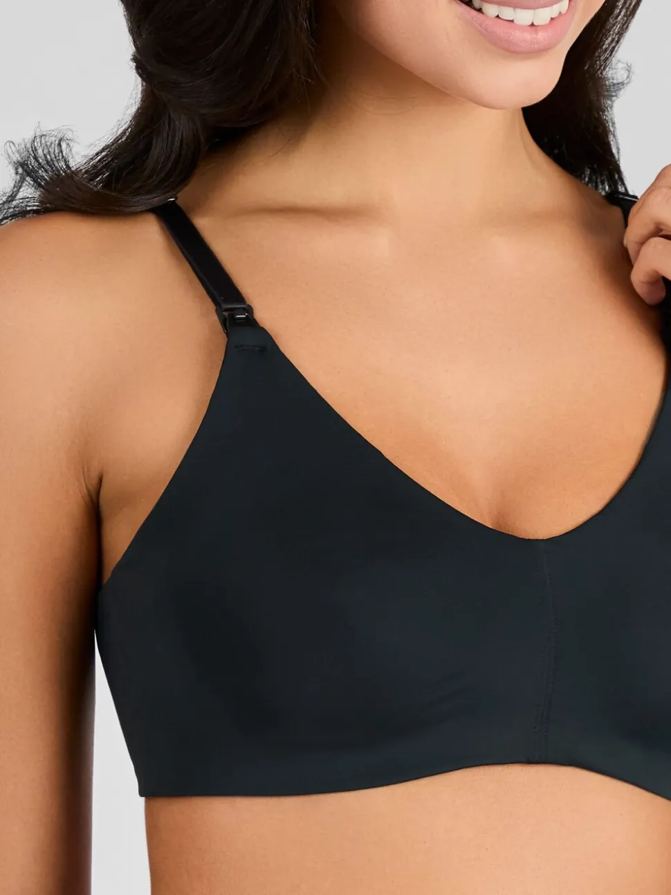 Zwart - JoJo Maman Bébé Microfibre Moulded Maternity & Nursing Bra