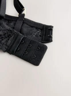 Zwart - Kanten ultieme comfortabele beha