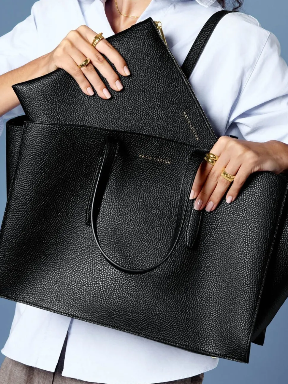 Zwart - Katie Loxton Large Tabi Tote Bag