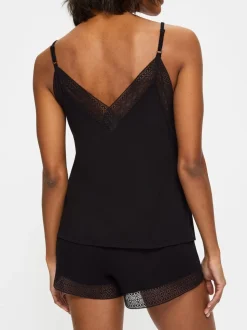 Zwart - KBX Ada Modal Cami Set