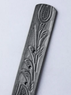 Zwart - Lakeland Leather - Leren riem met reliëf