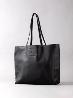 Zwart - Lakeland Leather - Geteerd leren tas