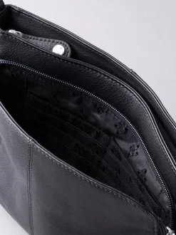 Zwart - Lakeland Leather Ambleside crossbodytas
