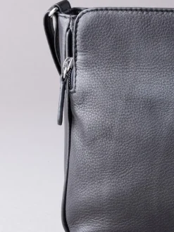Zwart - Lakeland Leather Ambleside crossbodytas