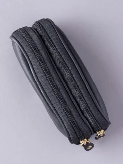 Zwart - Lakeland Leather dubbele brillenkoker