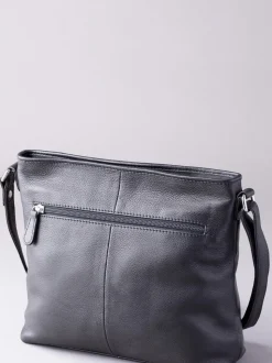 Zwart - Lakeland Leather Farlam schoudertas