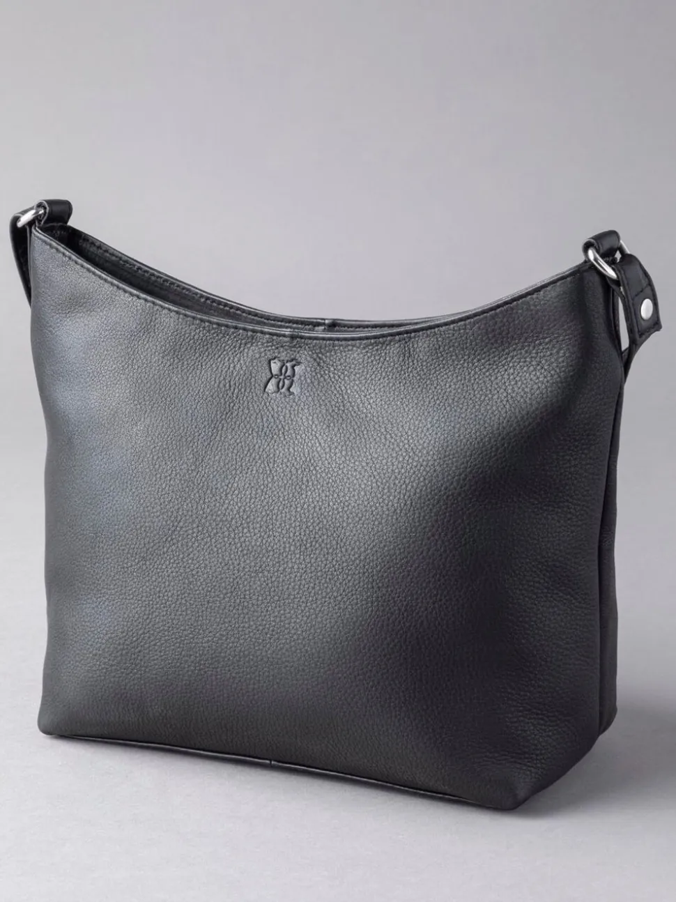 Zwart - Lakeland Leather Grasmere Cross-Body Bag