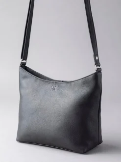 Zwart - Lakeland Leather Grasmere Cross-Body Bag