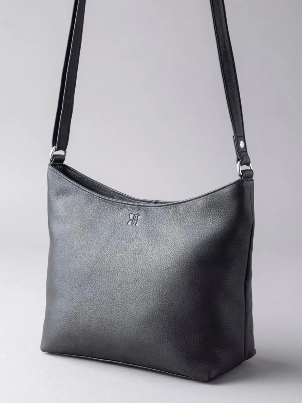 Zwart - Lakeland Leather Grasmere Cross-Body Bag