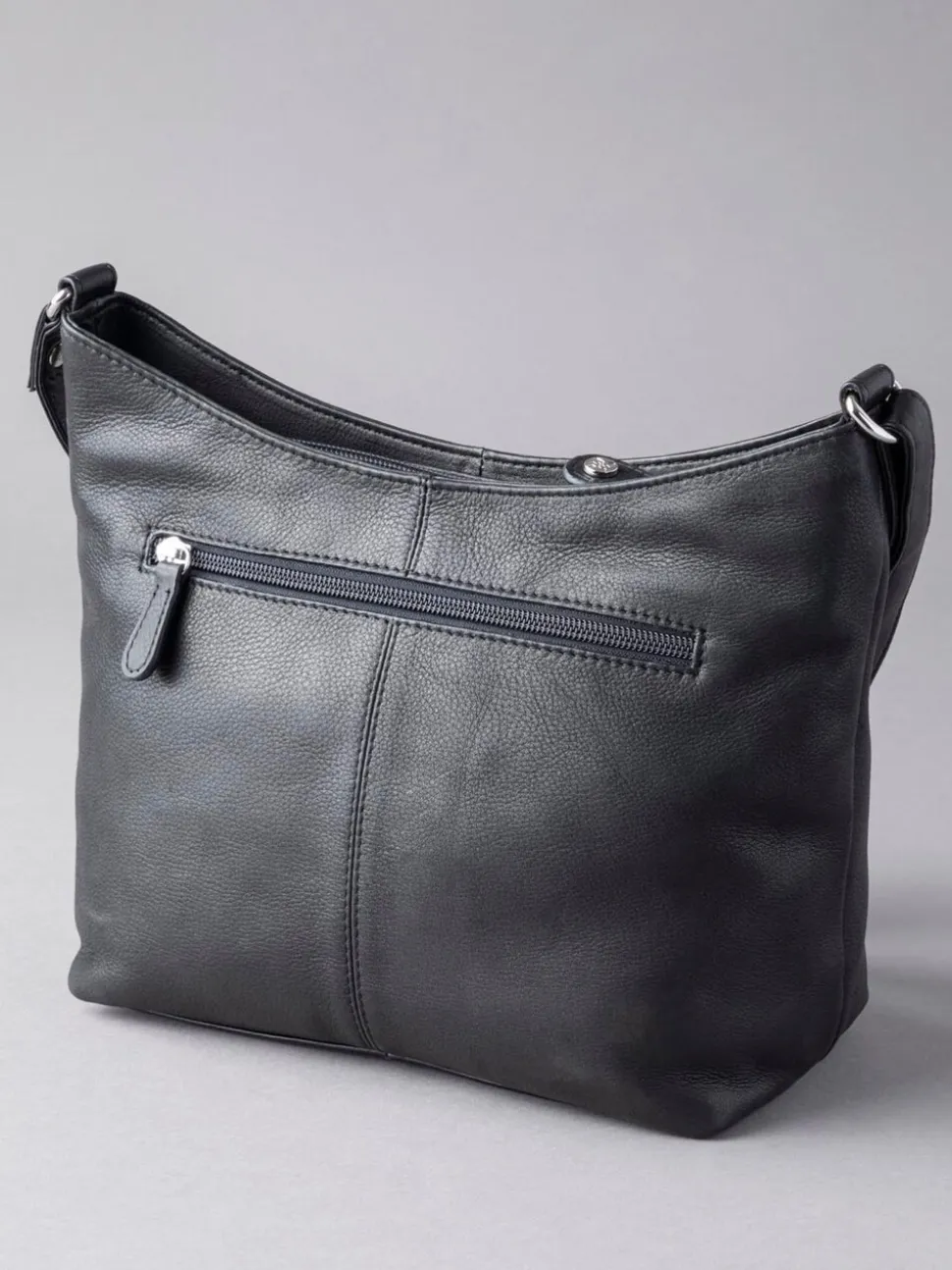 Zwart - Lakeland Leather Grasmere Cross-Body Bag