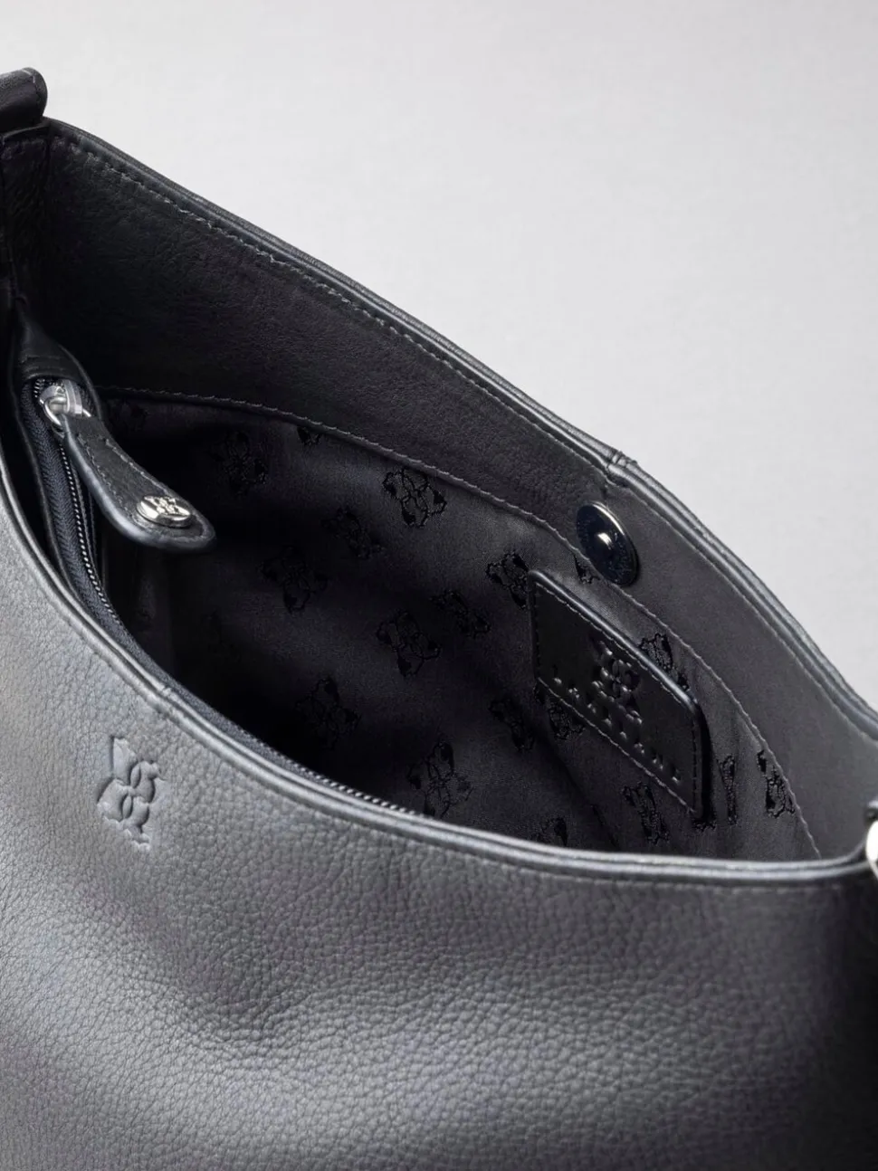 Zwart - Lakeland Leather Grasmere Cross-Body Bag