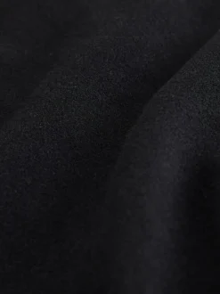 Zwart - Lange maxi-jas