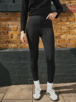 Zwart - Legging van ponte-stof