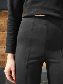 Zwart - Legging van ponte-stof