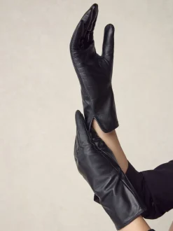 Zwart - Leren handschoenen