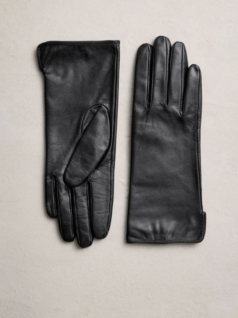 Zwart - Leren handschoenen