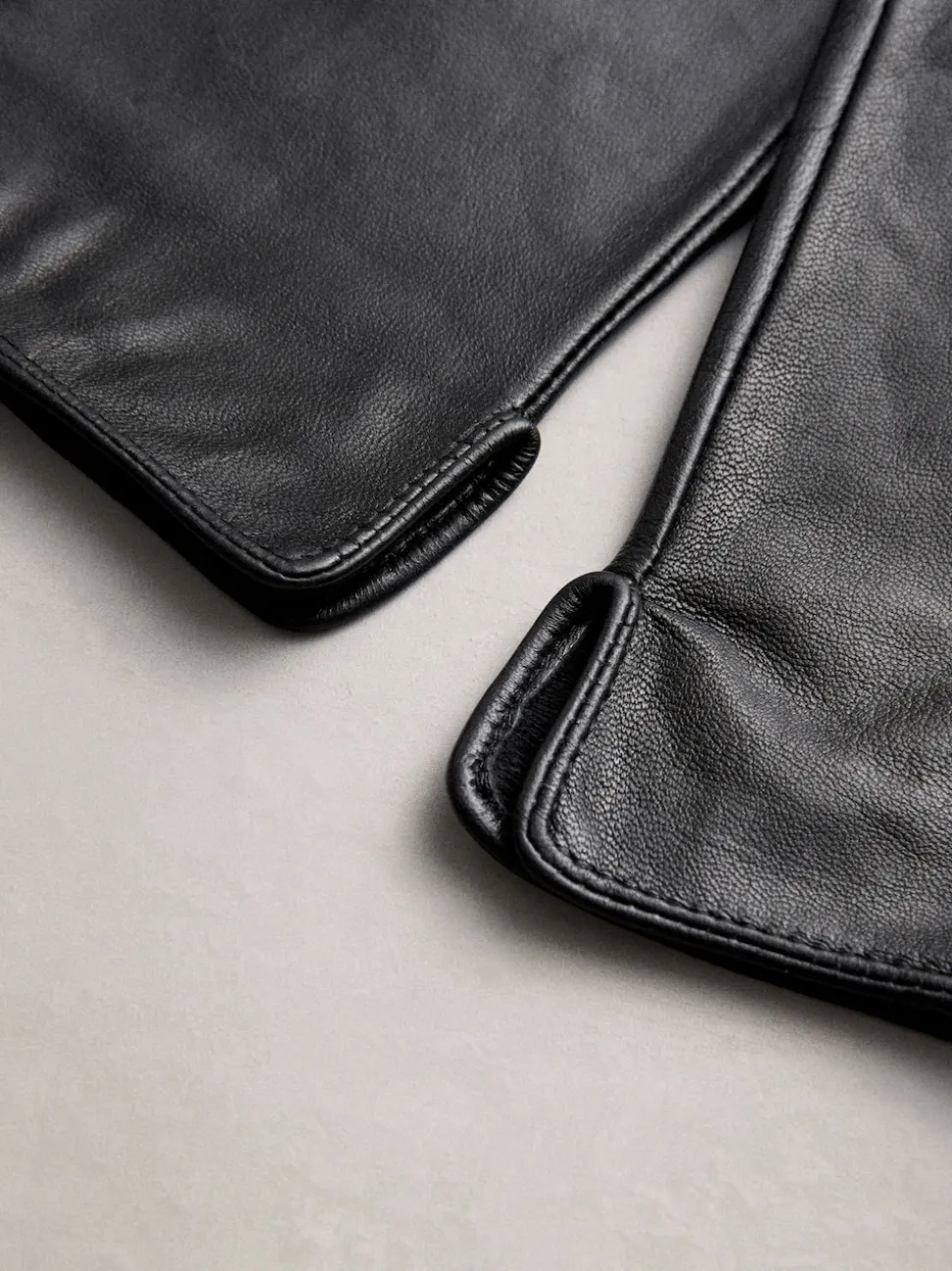 Zwart - Leren handschoenen
