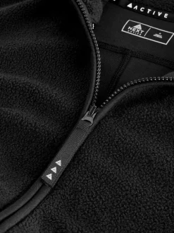 Zwart - Lichtgewicht fleece voor buiten