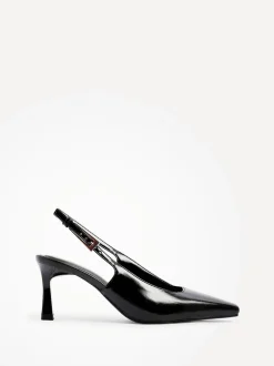 Zwart - Linzi Avani Stiletto Court Heels