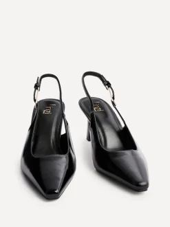Zwart - Linzi Avani Stiletto Court Heels