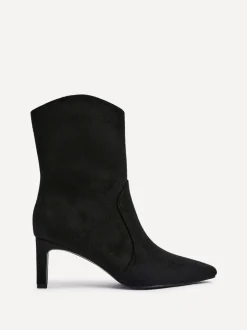 Zwart - Linzi Calabasas Block Heel Ankle Boots