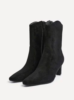 Zwart - Linzi Calabasas Block Heel Ankle Boots