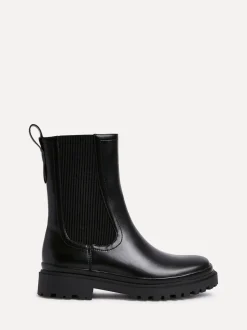 Zwart - Linzi Command Chunky Sole Chelsea Boots
