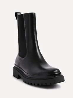 Zwart - Linzi Command Chunky Sole Chelsea Boots