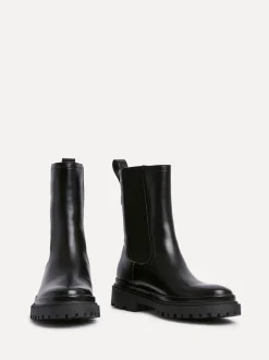 Zwart - Linzi Command Chunky Sole Chelsea Boots