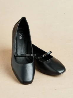 Zwart - Linzi Cressida Pumps Met Strikdetail