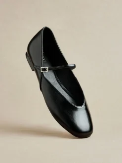 Zwart - Linzi Hush Square Toe Mary Jane Shoes