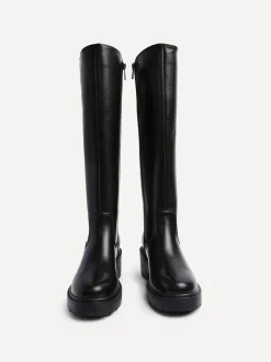 Zwart - Linzi Hyland High Leg Wedges Boots