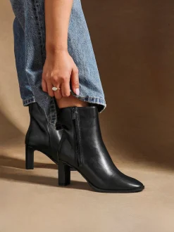 Zwart - Linzi Jonas Block Heel Ankle Boots