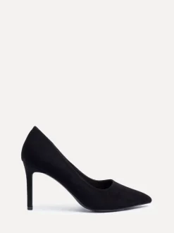 Zwart - Linzi Martina Pumps met spitse neus en wijde pasvorm