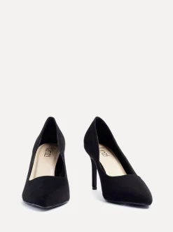 Zwart - Linzi Martina Pumps met spitse neus en wijde pasvorm