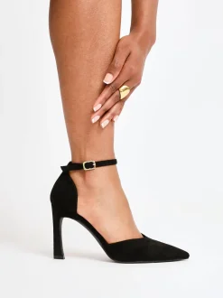 Zwart - Linzi Moira Classic Stiletto Court Heels