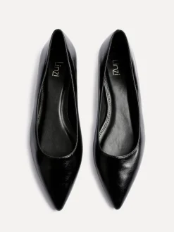Zwart - Linzi Orian Pointed Toe Ballet Flats
