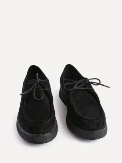 Zwart - Linzi Perth Laced Chunky Loafers