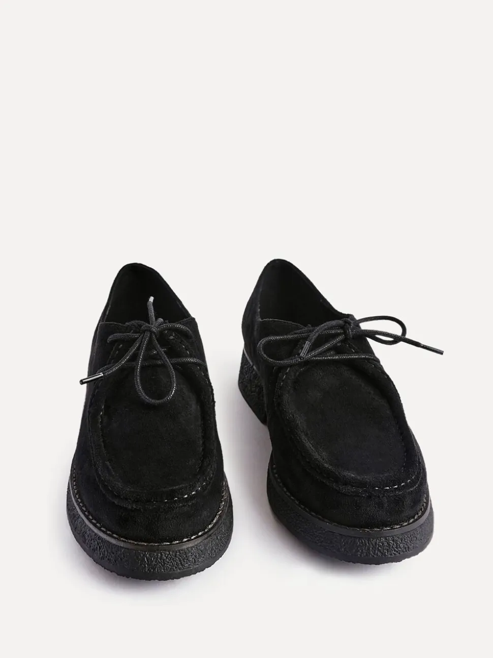 Zwart - Linzi Perth Laced Chunky Loafers